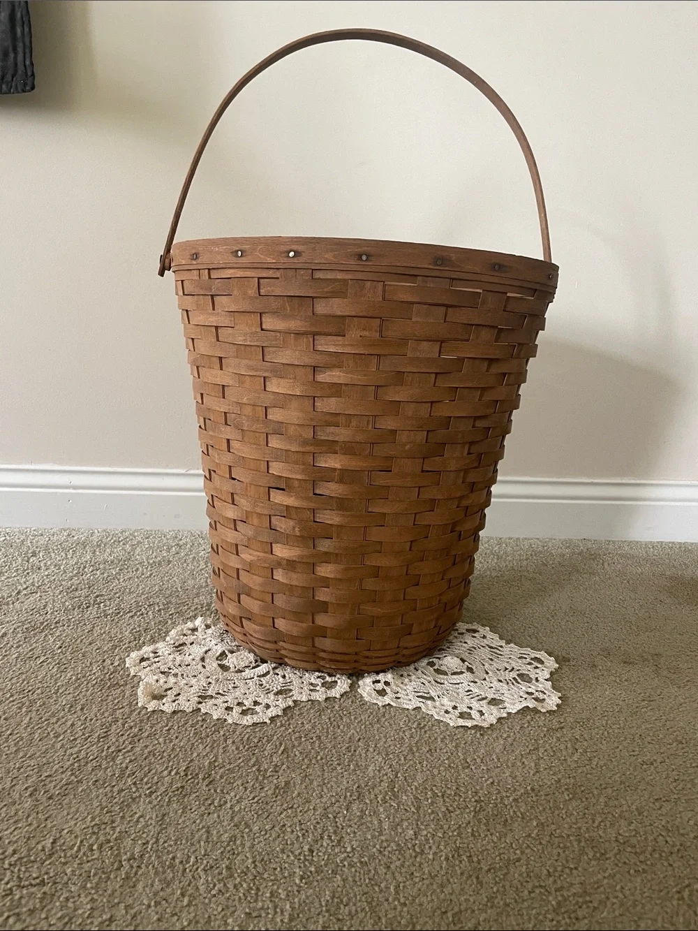 Longaberger 1984 Large Inverted Vintage Basket